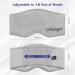 Mavogel Cotton Sleep Mask - Comfortable & Breathable Adjustable Eye Mask | Blackout Travel & Yoga Sleep Mask | Ultra-Thin & Light Design in Gray - Buy Online on GoSupps.com