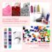 Professional Gel Nail Polish Kit with UV Light, Drill, Poly Extension Gel, Gel Polish, Glitter, Nail Rhinestones - Salon Quality All-in-One Manicure Starter Kit for Women - Buy Online on GoSupps.com