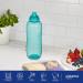 Sistema Twist 'n' Sip Squeeze Sports Water Bottles 460ml - Leakproof, BPA-Free, Recyclable - Blue (4 Count) - Buy Online on GoSupps.com