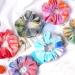 IVARYSS Tie Dye Velvet Scrunchies 12 Pcs Set - Cute Rainbow Ponytail Holders for Girls and Women - Buy Online on GoSupps.com
