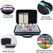 FUNDAFUL Diamond Painting Storage Containers - 60 Slots Organizer for Diamond Art and Jewelry Beads - Blue - Buy Online on GoSupps.com