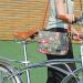 Tourbn Waterproof Canvas Bicycle Handlebar Bag - Floral Green Pattern | 25x18x6cm - Durable & Stylish Bike Accessories - Buy Online on GoSupps.com