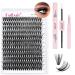 FADLASH DIY Lash Extension Kit Individual Lashes Cluster D Curl Eyelash Extension Kit with Lash Bond and Seal and Lash Applicator Tool for Self Application at Home (40D-0.07D-12-18MIX KIT) 40D KIT 12-18mm