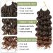 GoGo Curl Crochet Hair 10 Inch 8 Packs Water Wave Short Beach Curl Synthetic Deep Twist Extensions T30 - Buy Online on GoSupps.com