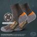 Piarini Coolmax Hiking Socks - Breathable Summer Short Trekking Socks for Men & Women | Anti-Bubbles | Sizes 35-38 & 47-50 | Taupe - Buy Online on GoSupps.com