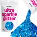 Hemway Premium Ultra Sparkle Glitter Multi Purpose Metallic Flake For Arts Cosmetics Resin Festival Face Hair - Ocean Blue - Super Chunky (1/8 "0.125" 3mm) 100g / 3.5oz Ocean Blue Super Chunky - 100g