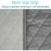 Premium Sures Chair Incontinence Pad - Waterproof Absorbent Seat Cover for Recliners - 22x21 Gray Protector for Men, Women, and Pets - Reusable Leakproof Lining for Spills, Urine, Fluids - Buy Online on GoSupps.com