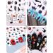 EBANKU Halloween Nail Decals Stickers 12 Sheets Self-Adhesive DIY Nail Art Tips Stencil for Halloween Party Include Pumpkin/Bat/Ghost/Witch - Buy Online on GoSupps.com