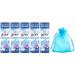 Lenor Laundry Perfume in-Wash Scent Booster Beads 176gr Spring Awakening Scent 5Pk + Our Gift for You: Organza Bag Size: 9 x 7 x 0.1 cm