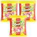 3 Pack Sweets Bundle with Drumstick Squashies Original Raspberry & Milk Flavour Bag 120g With Oerich Card