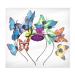 Frcolor Butterfly Hair Ripe | Glitter Butterfly Headband for Women | Decorative Bride & Party Hair Band | Perfect for Costumes & Tea Parties - International Shipping Available - Buy Online on GoSupps.com