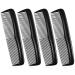 Xinjieda Hair Comb Cutting Comb Hair Combs for Hairdressing Comb Set 4PCS Plastic Pocket Combs Fine and Standard Tooth Hair Fine Barber Salon Comb for Women Men Hair Care Tool 4 Pcs Black Comb