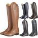 HKM 4417 Riding boots Valencia leather riding boots short/standard width 36-46 38 EU Black