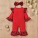 Loalirando Baby First Christmas Romper | Xmas Outfit for Newborns | 3-6 Months Red - Tree Design - Buy Online on GoSupps.com