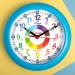 Kiddus Children's Wall Clock - Silent Analogue Time Teacher | Multi-Language Time Learning in English Blue - Buy Online on GoSupps.com