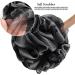 2pcs Bamboo Charcoal Loofah Back Scrubber Shower Brush for Sensitive Skin - Waterproof Handle - Buy Online on GoSupps.com