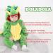 Doladola Unisex Baby Dragon Hooded Romper | Toddler's Cartoon Jumpsuit 3-6 Months - Buy Online on GoSupps.com