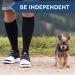 TheraMagic Zipper Compression Socks 20-30mmHg Closed Toe Graduated Copper, 2XL Black - Buy Online on GoSupps.com