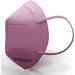PHG Protective Health Gear High-Filtration Face Mask - USA Made 4 Layers Over 95% Filtration for Medical Use Travel & Public Spaces - 20 Pack in Magenta - Buy Online on GoSupps.com