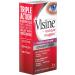 Visine Triple Action Eye Drops - Dry Eyes Red Eye  Strained Eyes Tired Eyes - 15 mL - Buy Online on GoSupps.com