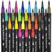 24 Dual Brush Marker Pens for Kids & Adults - Fine Point & Brush Tip Art Markers for Coloring, Bullet Journals, Planners & Note Taking - Buy Online on GoSupps.com