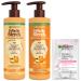 Garnier Whole Blends Sulfate Free Remedy Honey Treasures Replenishing Shampoo and Conditioner Set for Very Damaged Hair with Sample 12 Fl Oz 1 Kit (Packaging May Vary) Honey Treasures Sulfate Free S&C