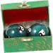Tovinanna 4 Pieces Metal Massage Balls - Stress Relief Handballs for Effective Hand Massage | International Shipping Available - Buy Online on GoSupps.com