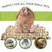 3 Pack Natural Straw Grass Mat for Rabbits and Small Animals - Ideal Resting Bedding for Guinea Pig, Parrot, Chinchilla, Hamster, Rat - Woven Hay Mat for Cage - Buy Online on GoSupps.com