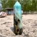 Natural Caribbean Calcite Crystal Hexagon Wand Single Point Sky Blue Stone Tower for Decoration 1pc (Size : 200-250g) - Buy Online on GoSupps.com
