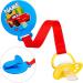 Disney Cars Pacifier Chain Holder - Lightning McQueen Clip BPA Free Custom Name Blue Fabric - Ideal Baby Gift - Buy Online on GoSupps.com