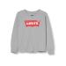 Levi's Kids l/s batwing tee Baby Boys 3 Months Grey Heather