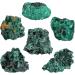 NUPUYAI Natural Malachite Stone - Large Irregular Crystal Druse Cluster for Reiki Healing & Feng Shui | 201-300g | International Shipping - Buy Online on GoSupps.com