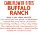 Rhythm Superfoods Organic Buffalo Ranch Cauliflower Bites - Gluten Free, 1.4 oz (Pack of 8) - Buy Online on GoSupps.com