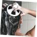 BeatifuFu Portable Shampoo & Scalp Massager Brush - Compact Travel Scalp Care Tool | 9x8cm White - Buy Online on GoSupps.com