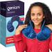 GENIANI Microwavable Heating Pad for Neck and Shoulders with Herbal Aromatherapy - Calming Weighted Cordless Neck Wrap - Microwave Heat Pad for Pain Relief and Spasm - Hot & Cold Compress (Space Blue)