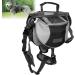 Dog Saddle Bag Waterproof Nylon Backpack with Reflective Strip for Small Medium & Large Dogs - Comfortable & Breathable (Black M) - Buy Online on GoSupps.com
