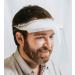 Molded Products MPC-300-W Reusable Safety Face Shield with Anti-Fog Coating - Full Face Protection - (1) 6 inch and (1) 7 inch Shield - Washable - White - Buy Online on GoSupps.com