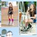 4 Pairs Figure Skating Socks - High Tights - Ice Skating Socks for Ice Skates and Dance in Black, Purple, Nude, and Rose - Buy Online on GoSupps.com