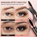 Allbesta 4D Silk Fiber Mascara | Extra Long Lash Extension & Volume | Waterproof Eye Makeup (#01) - Buy Online on GoSupps.com
