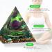 Tree of Life Amethyst Orgone Pyramid - Positive Energy Chakra Healing - Meditation Yoga - Home Decor - 6CM - Buy Online on GoSupps.com