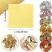 300 Pieces Gold Foil Sheets - Metallic Leaf Paper for DIY Crafts & Gilding - 6 Colors - Buy Online on GoSupps.com