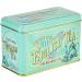 New English Teas Vintage Victorian Tea Caddy - 40 English Breakfast Forget Me Not Florals Ceylon Tea Bags - Black Tea Mint Green Small Tin - Buy Online on GoSupps.com