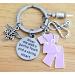 Kit's Kiss MA Medical Assistant Keychain - Perfect Gift for Nursing Students & Graduates | Caduceus Symbol & Syringe Design - Buy Online on GoSupps.com