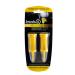 BRUSH T Premium Plastic Golf Tees, Yellow XLT 3-Pack, Size 3 1/8", Unbreakable Innovative Design, Consistent Height, Perfect Golf Gift for Men and Women. Golfing Tees, Works With Any Golf Ball