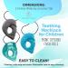 Mommy's Touch Ocean Blue Dolphin Silicone Chew - Gender Neutral Teething Necklace for Kids - Oral Sensory Chew Toy for Autistic Chewers - Chew Jewelry for Boys and Girls - Buy Online on GoSupps.com