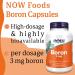 Now Foods Boron 3mg 250 Vegan Capsules - Lab-Tested, Gluten Free, Non-GMO - Buy Online on GoSupps.com