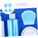 minkissy 20 Pcs Rabbit Ears Facial Brush Face Cleansing Brush Body Massager Lady Facial Cleaning Brush Face Wash Portable Massager Face Massage Brush The Face Pore brush Silica Gel Miss Light Bluex5pcs 7.5x7.5cmx5pcs - Buy Online on GoSupps.com