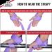 Bear Grips Lavender Purple Weightlifting Wrist Straps - Support & Strength Training Accessories - Buy Online on GoSupps.com
