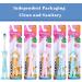 TACYKIBD Kids Toothbrushes - 6 Pack Soft Bristle Toddler Toothbrush with Suction Cup | BPA Free, Independent Packaging | For Girls and Boys Aged 3-12 - Buy Online on GoSupps.com