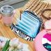 Zebra Motif Storage Bags for Women's Bandages & Menstrual Products Portable Holder for Tampons Panty Liners & More - Buy Online on GoSupps.com